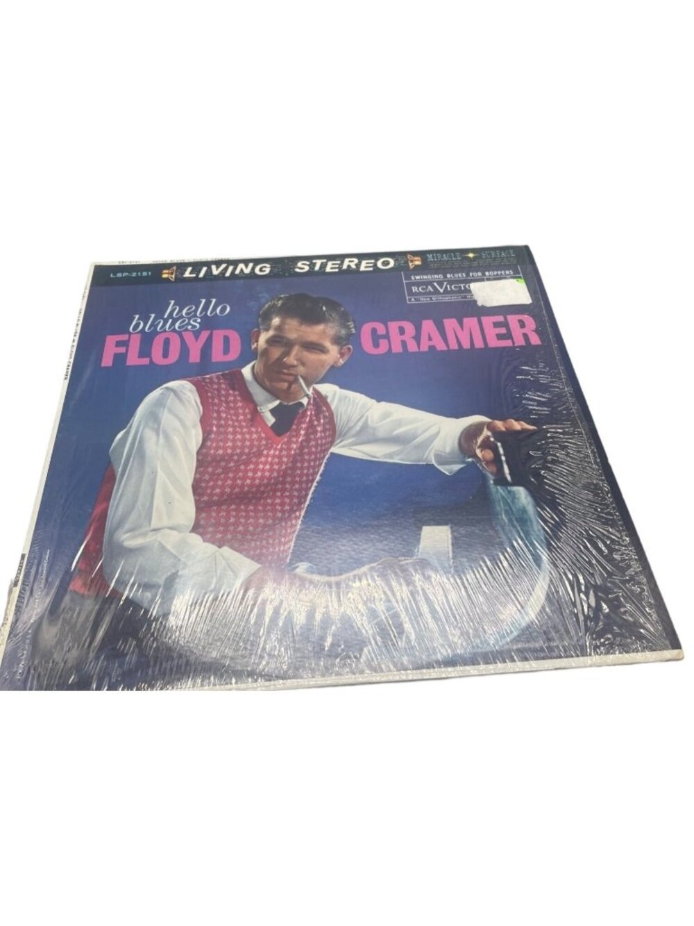 vtg Hello blues Floyd Cramere RCA victor vinyl record 1960 English READ